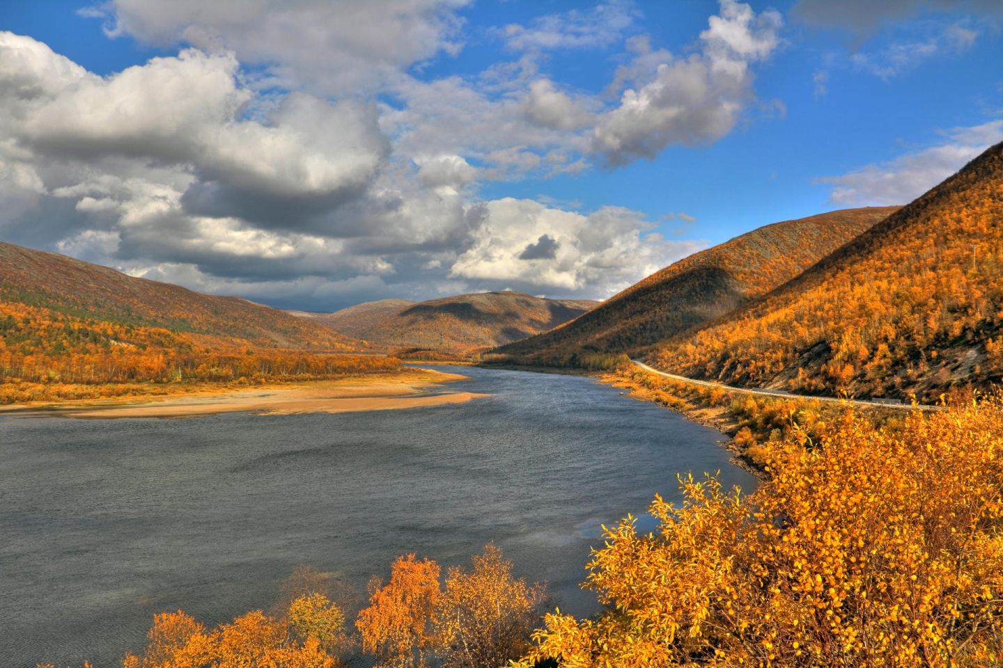 Teno River in Utsjoki, Lapland