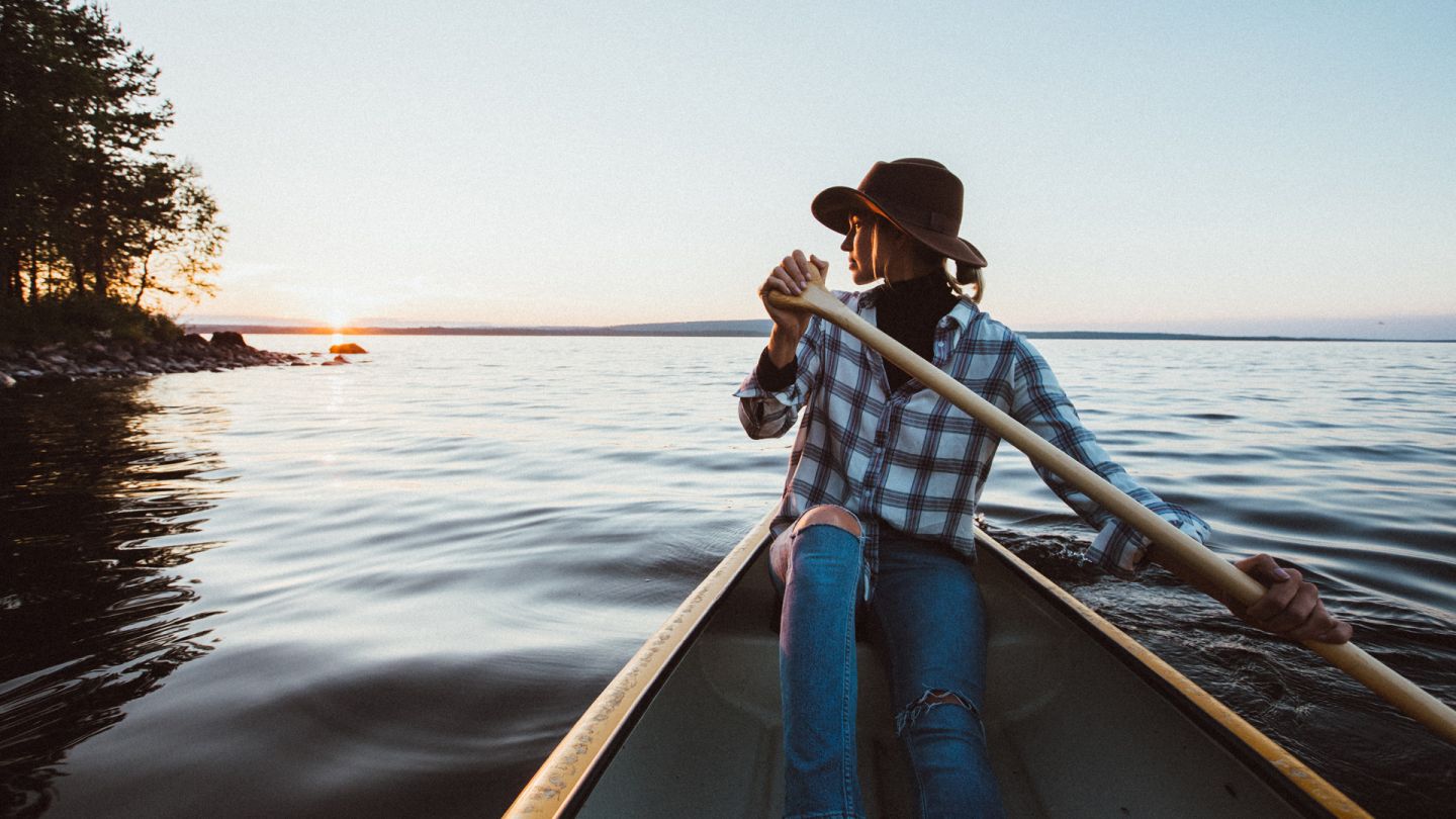 Kayaking in Finland, Lapland