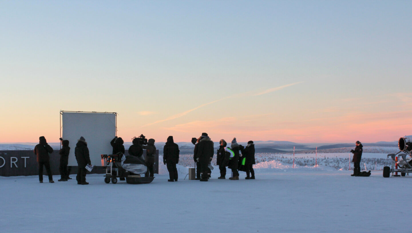 Polar night light for the production of Arctic Circle, season 2