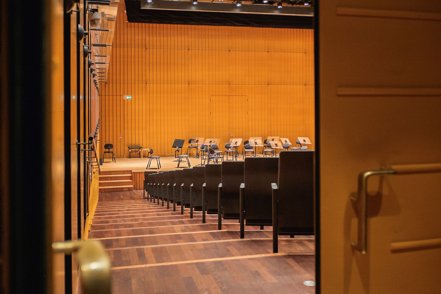 Lapland Chamber Orchestra concert hall stage.