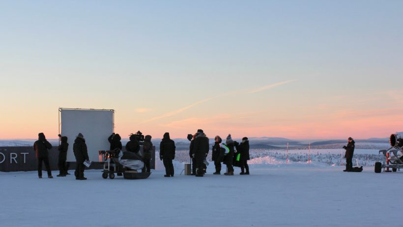 Behind the scenes of Arctic Circle, filmed in northern Finland