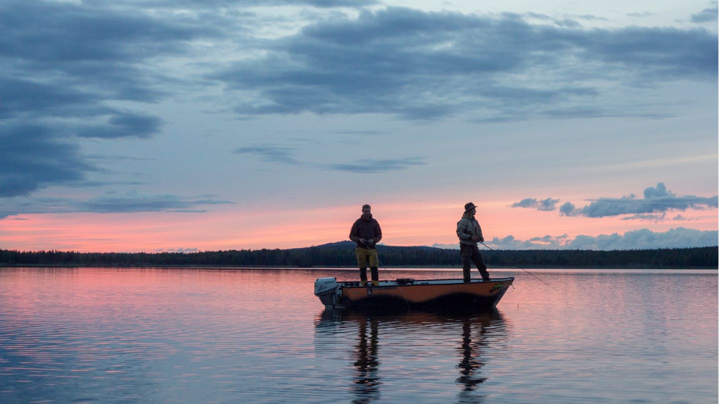 Fishing in Lapland