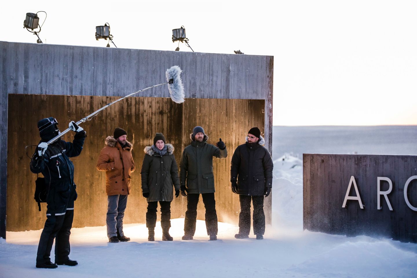 Behind the scenes of Arctic Circle, filmed in northern Finland