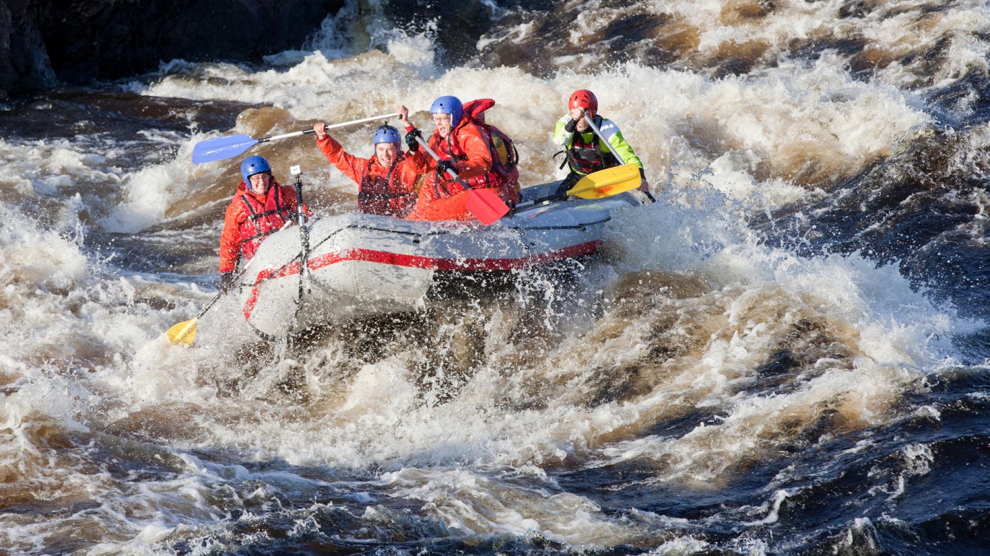 Rafting in Finland, Lapland