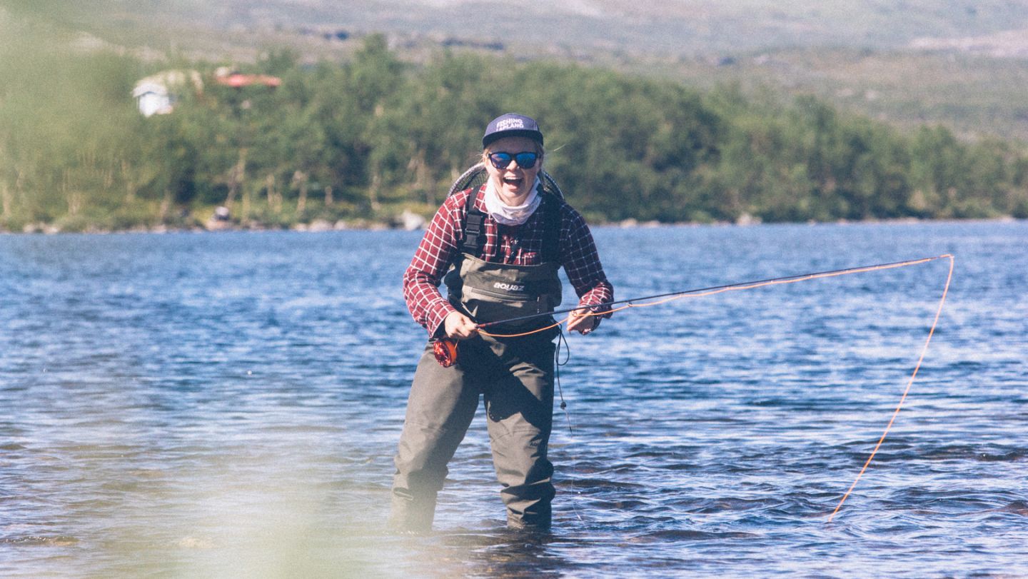 Fly fishing in Lapland