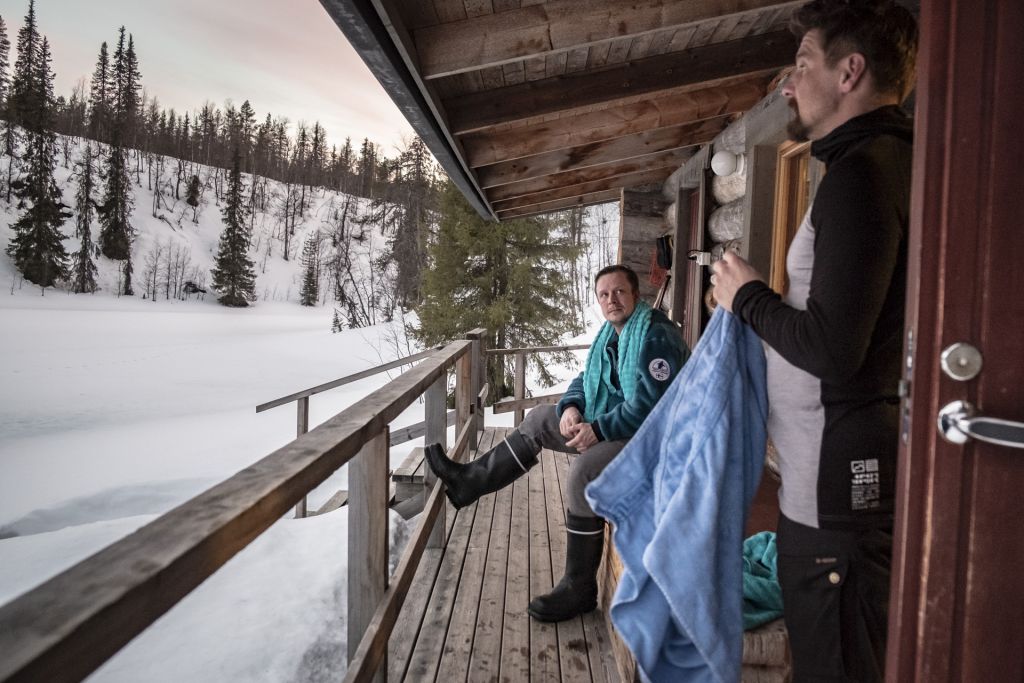 Värriön tutkimusaseman rantasauna