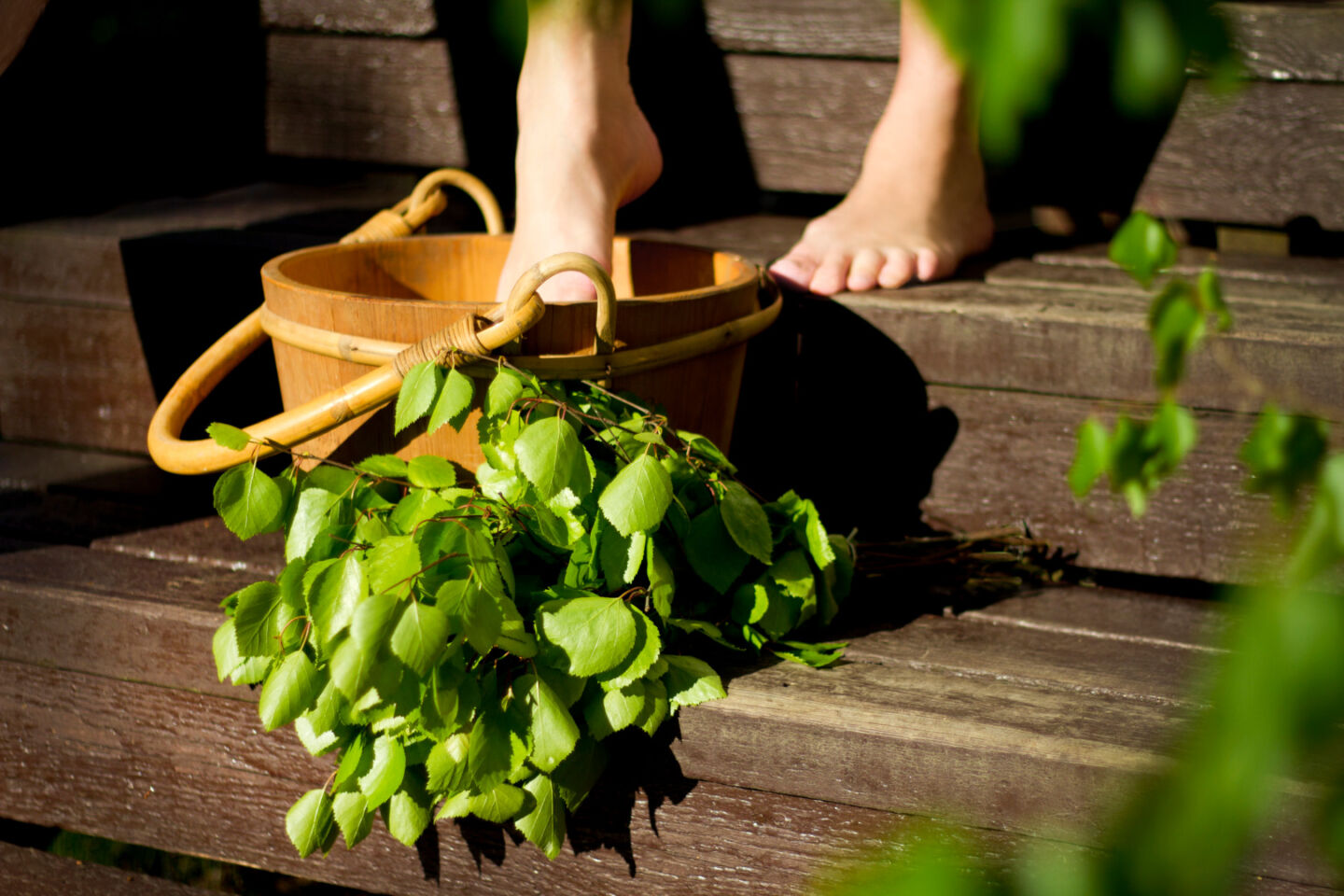 Sauna trips, a perk of being a seasonal worker in Lapland