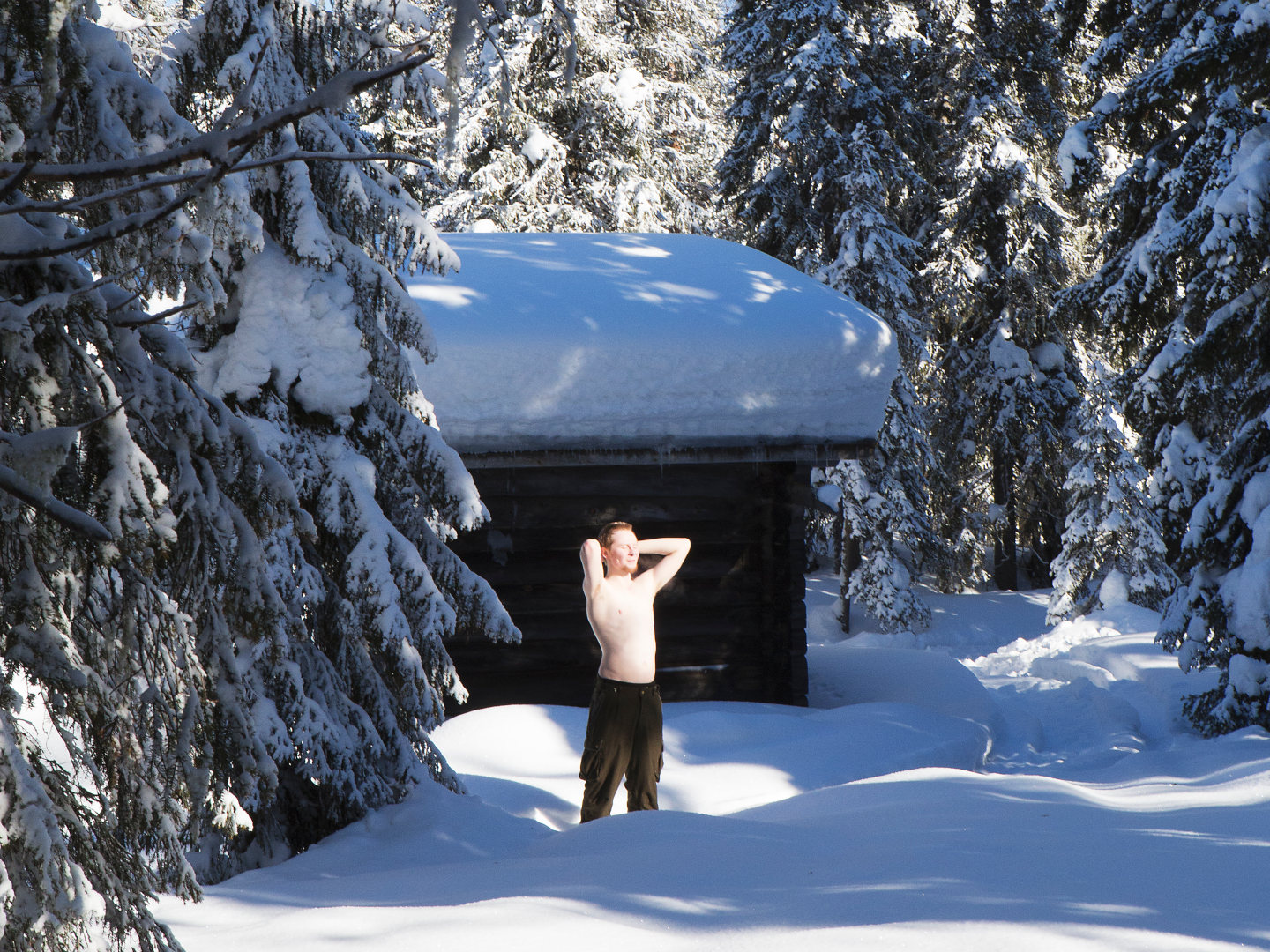 Cold weather? 'Sno problem. Just one of the perks of seasonal work in Lapland.