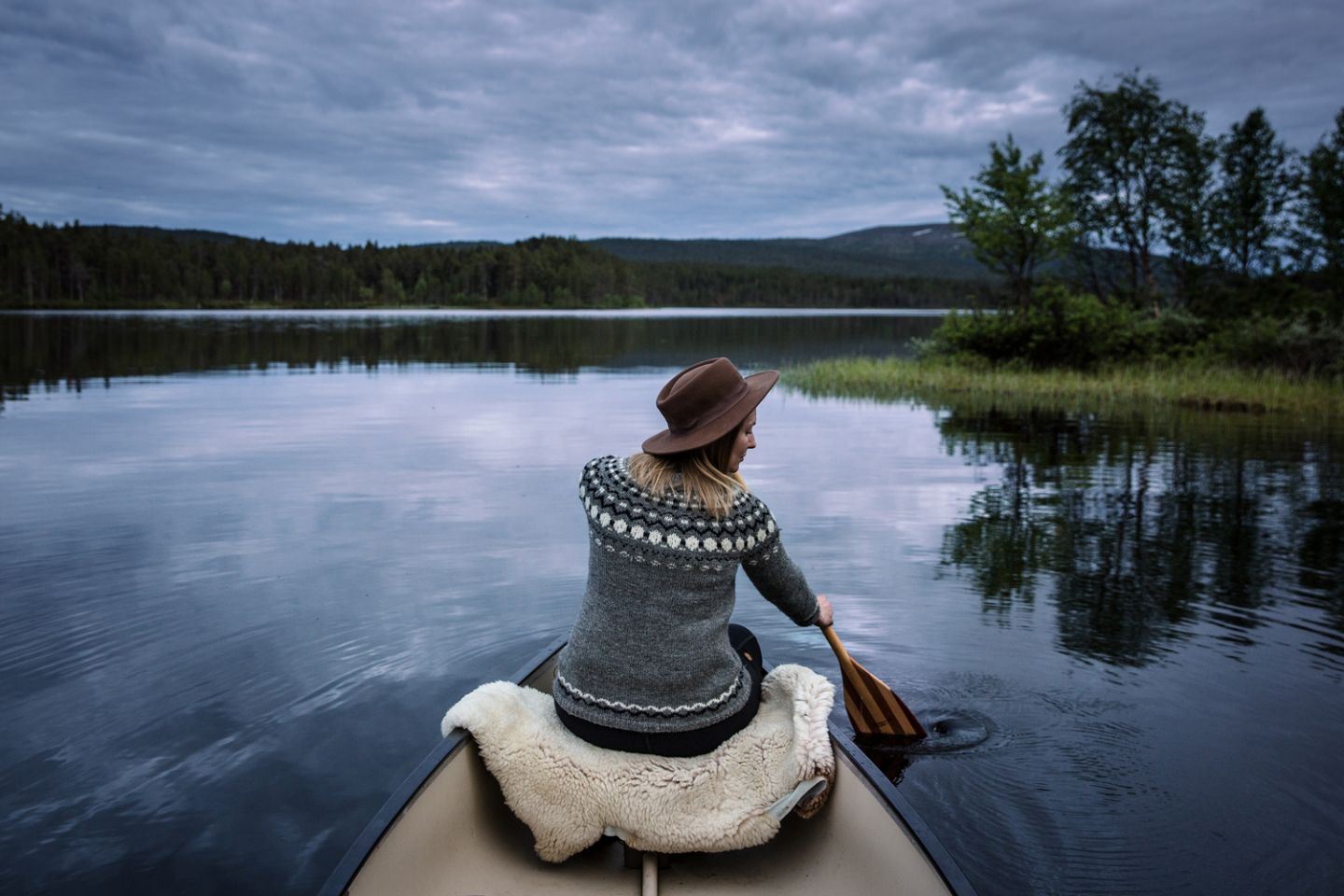 Canoeing in Lemmenjoki, Sound of Lapland, SCAPES