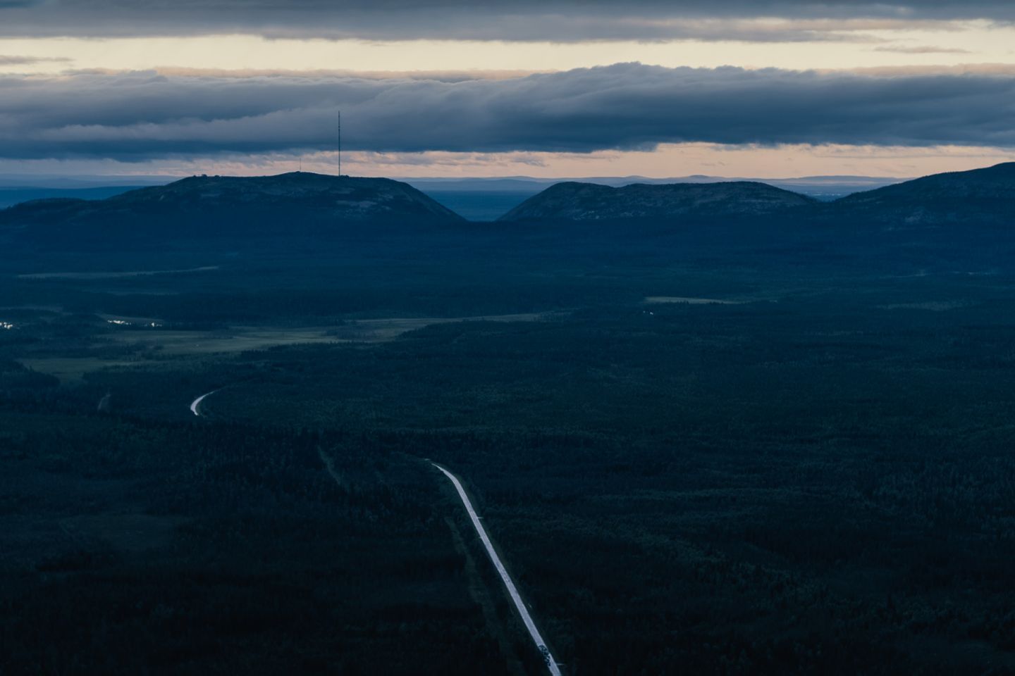 Pyhä, Luosto, the most beautiful road in Finland, Lapland