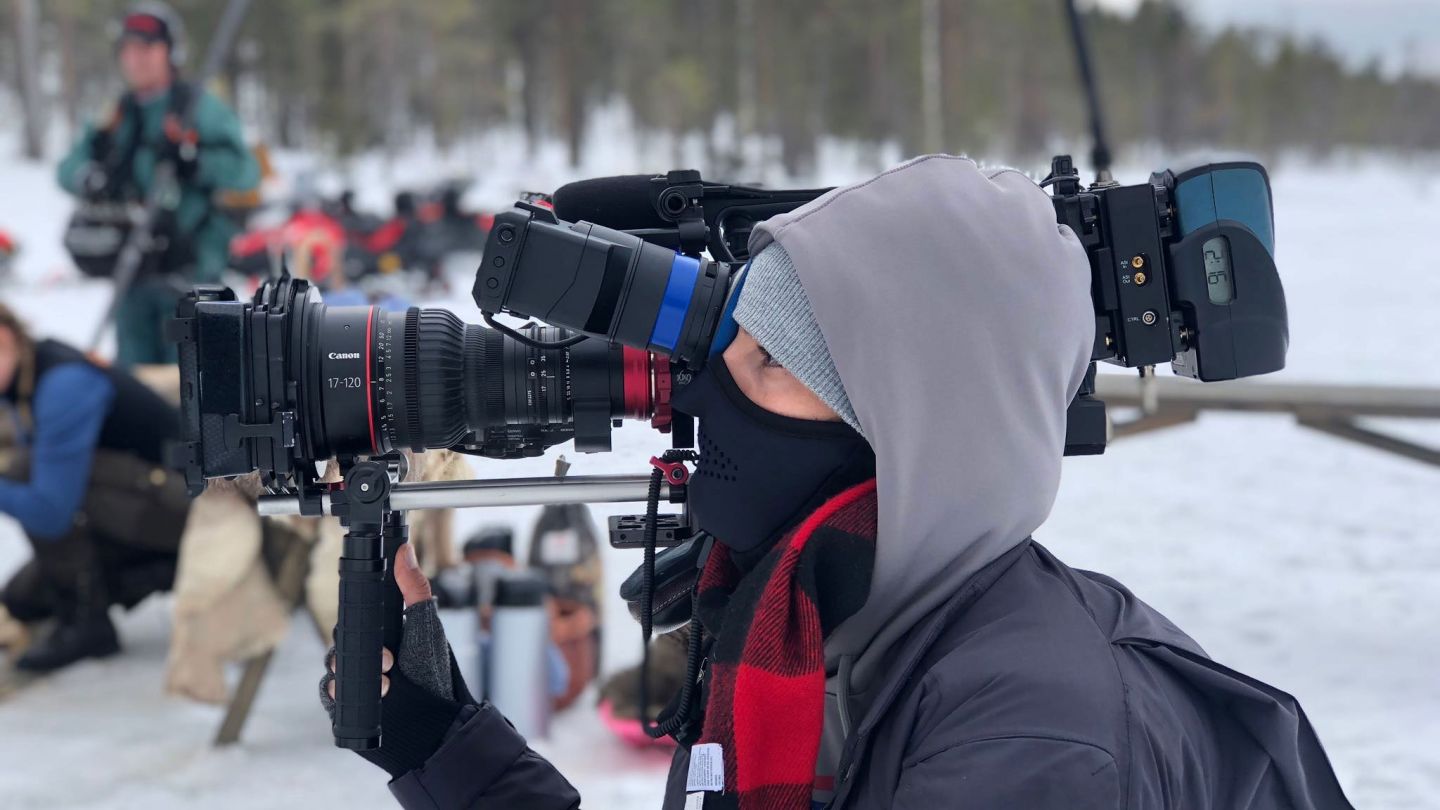 Filming KUWTK in Finnish Lapland.