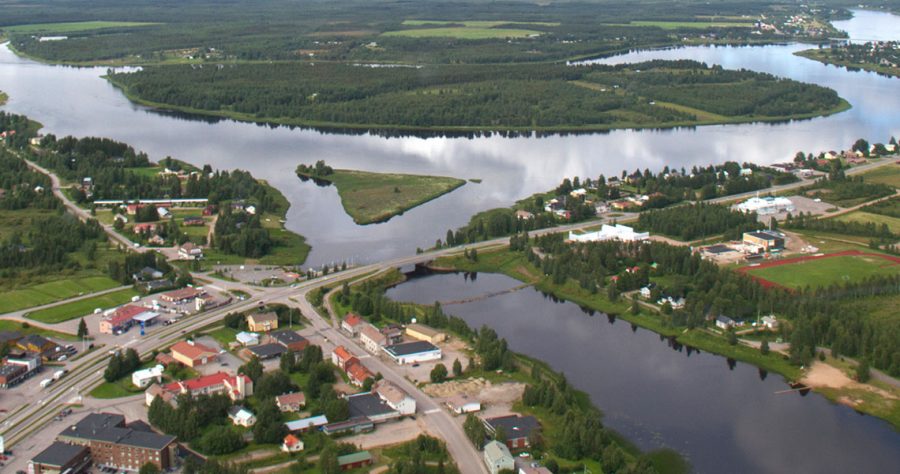 Aerial view ilmakuva Pello