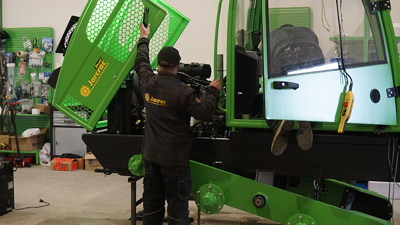 Large machinery in Ranua, Finland