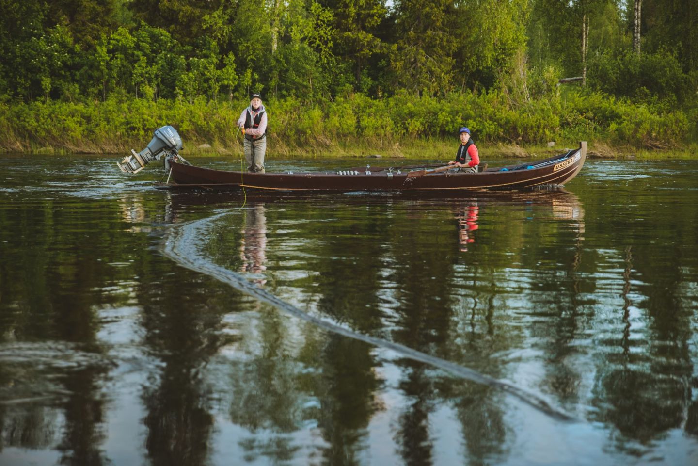 Flyfishing in Pello