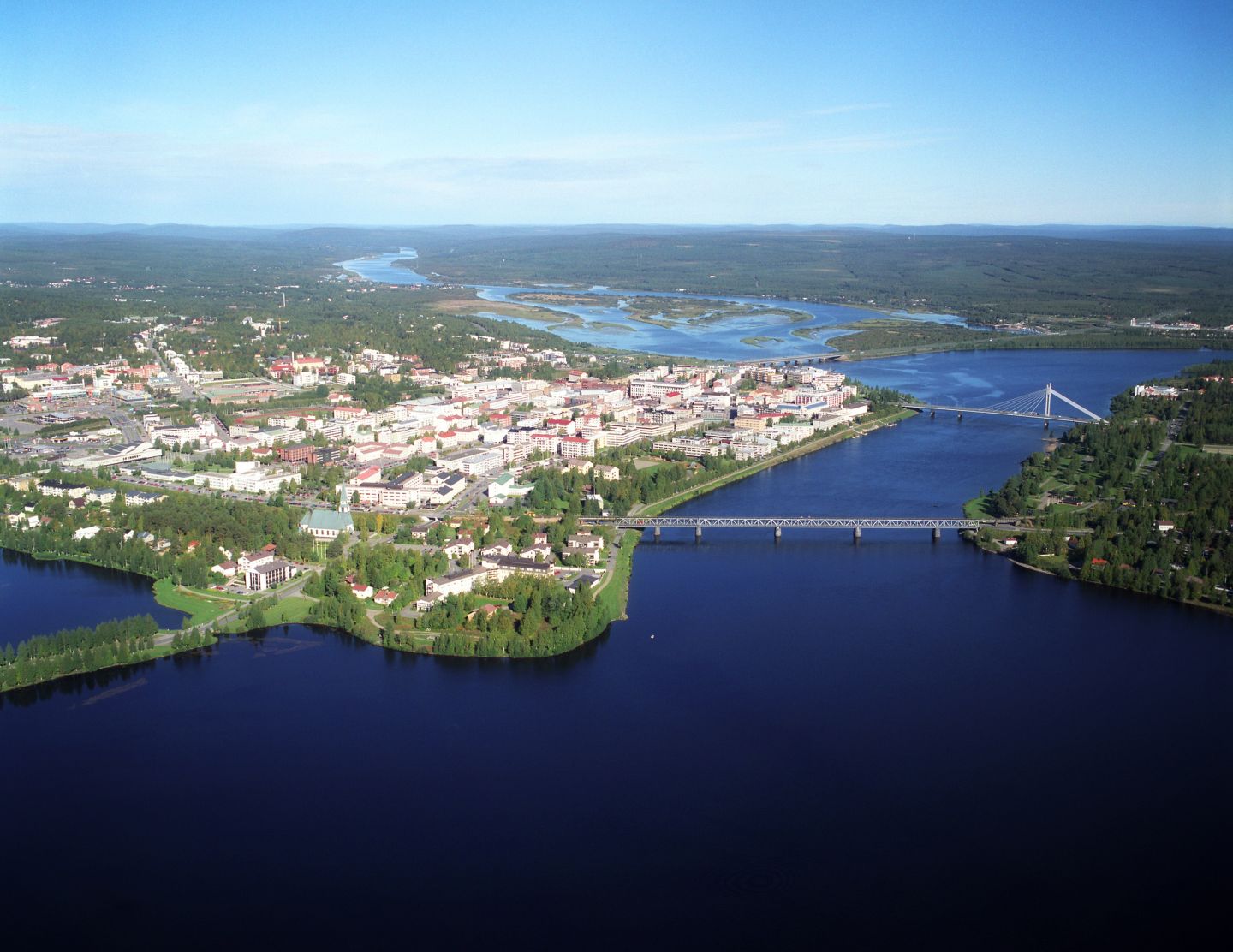 Rovaniemi aerial view