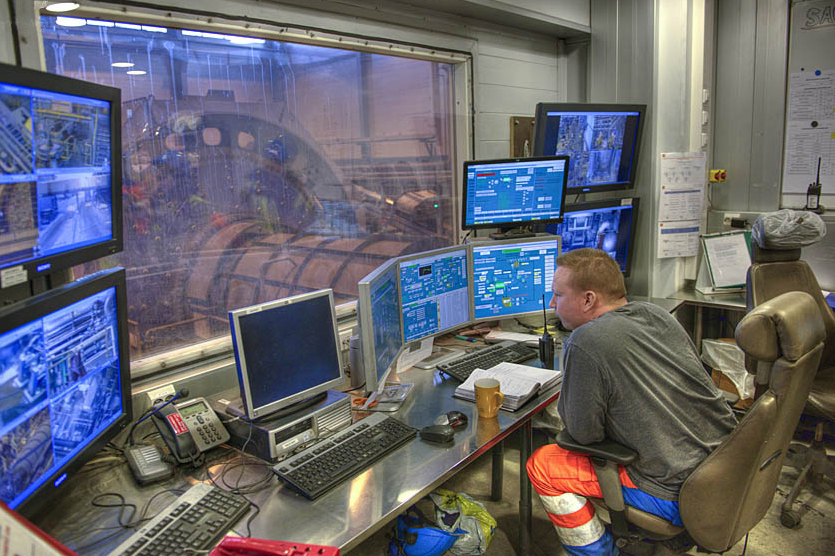 Work at the Kittilä mine