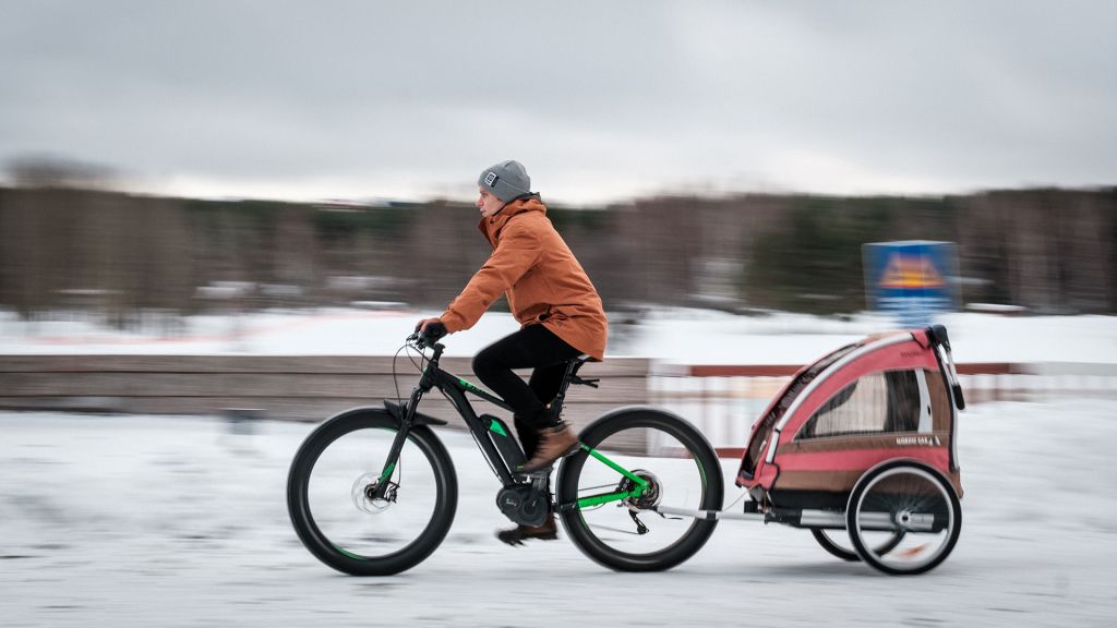 Työmatkapyöräilyä Lapissa