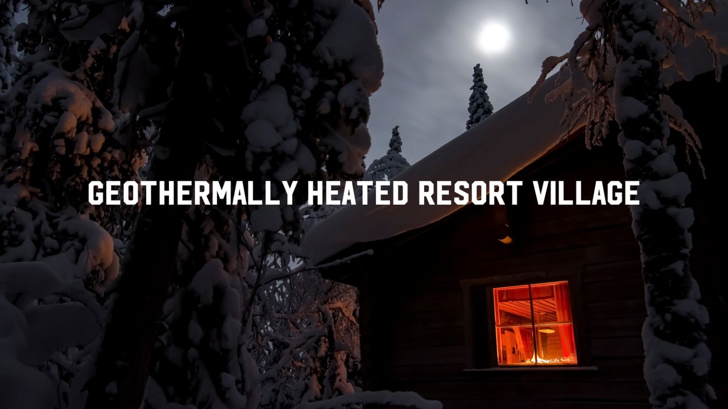 Geothermal heating resort Lapland