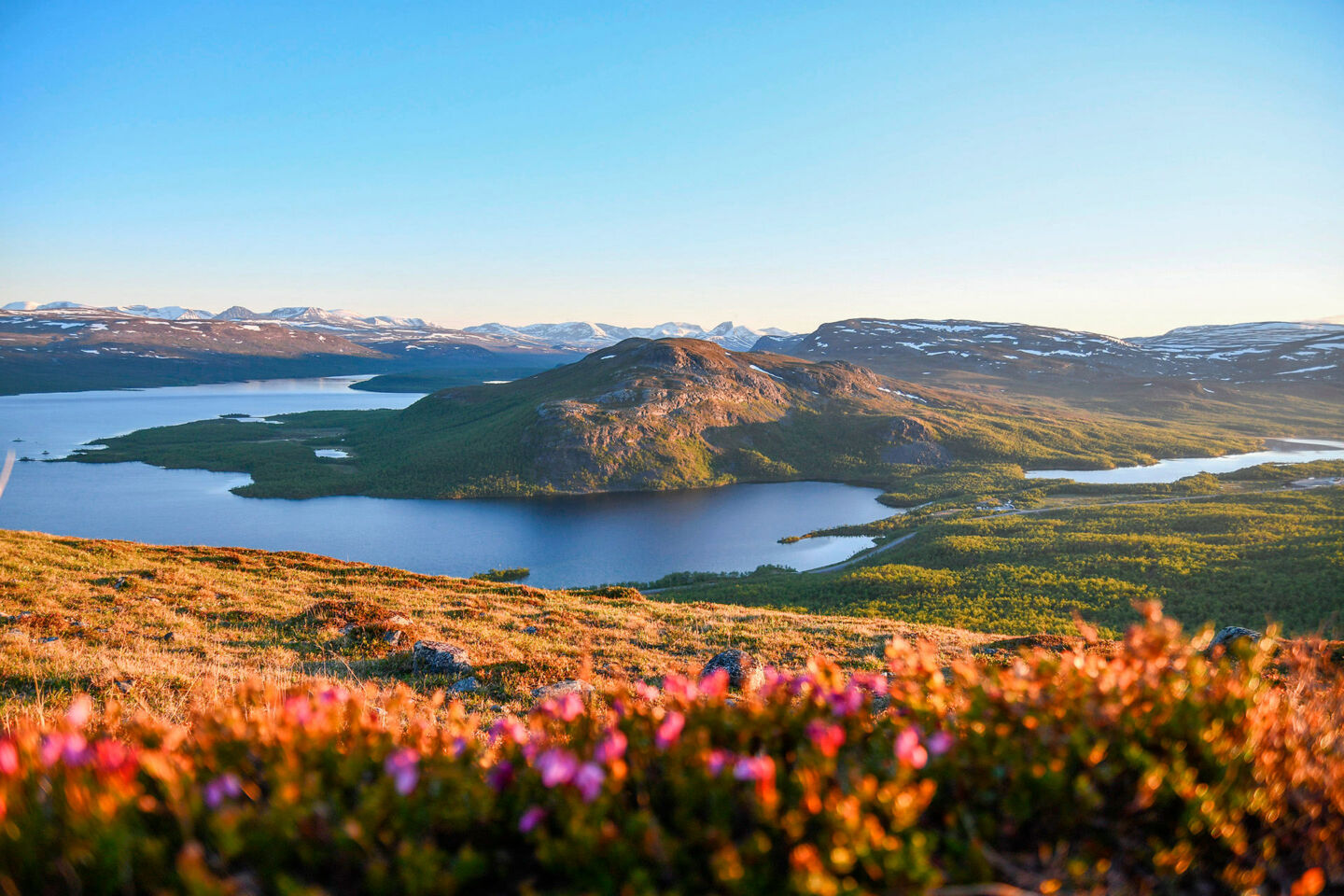 Autumn colors over Kilpisjärvi, Finland