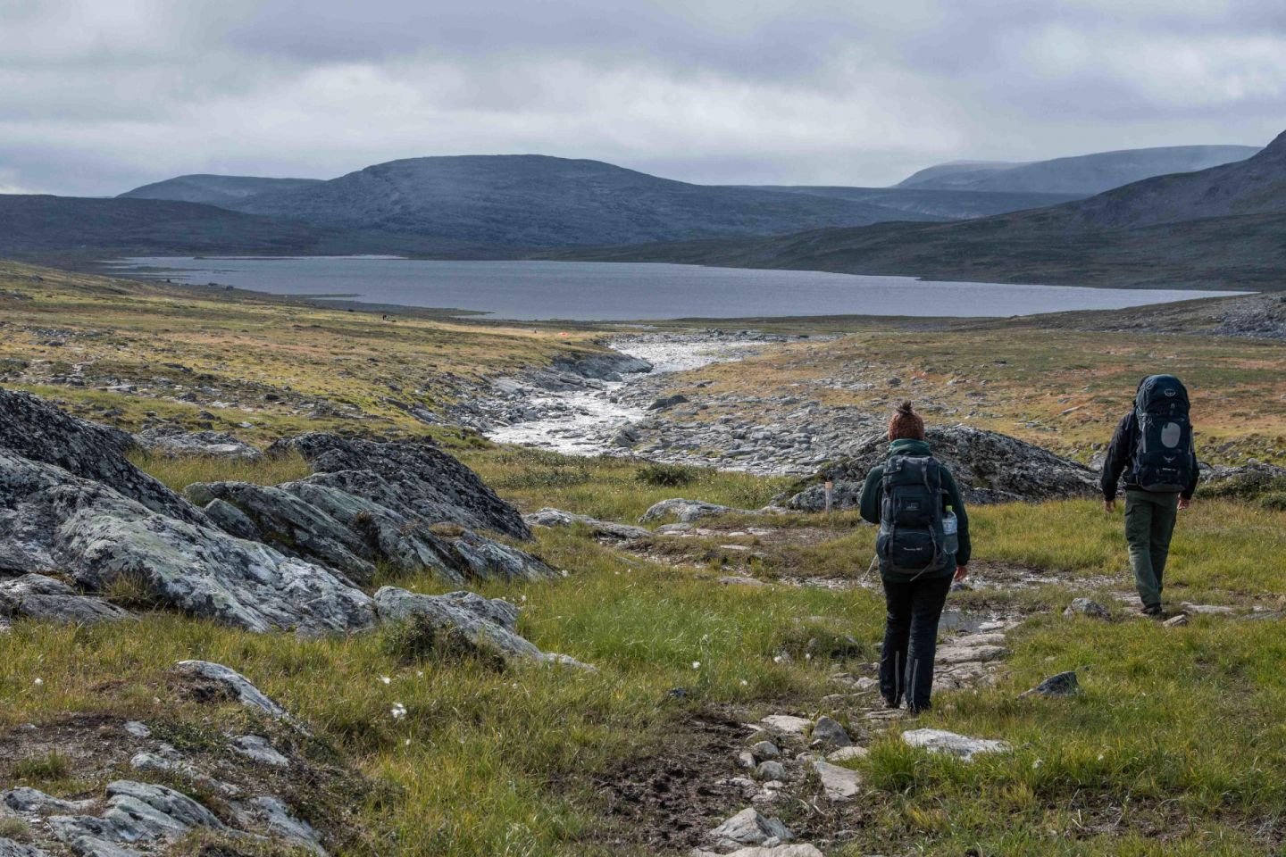 Hiking Halti fell with Adventure by Design, in Finnish Lapland