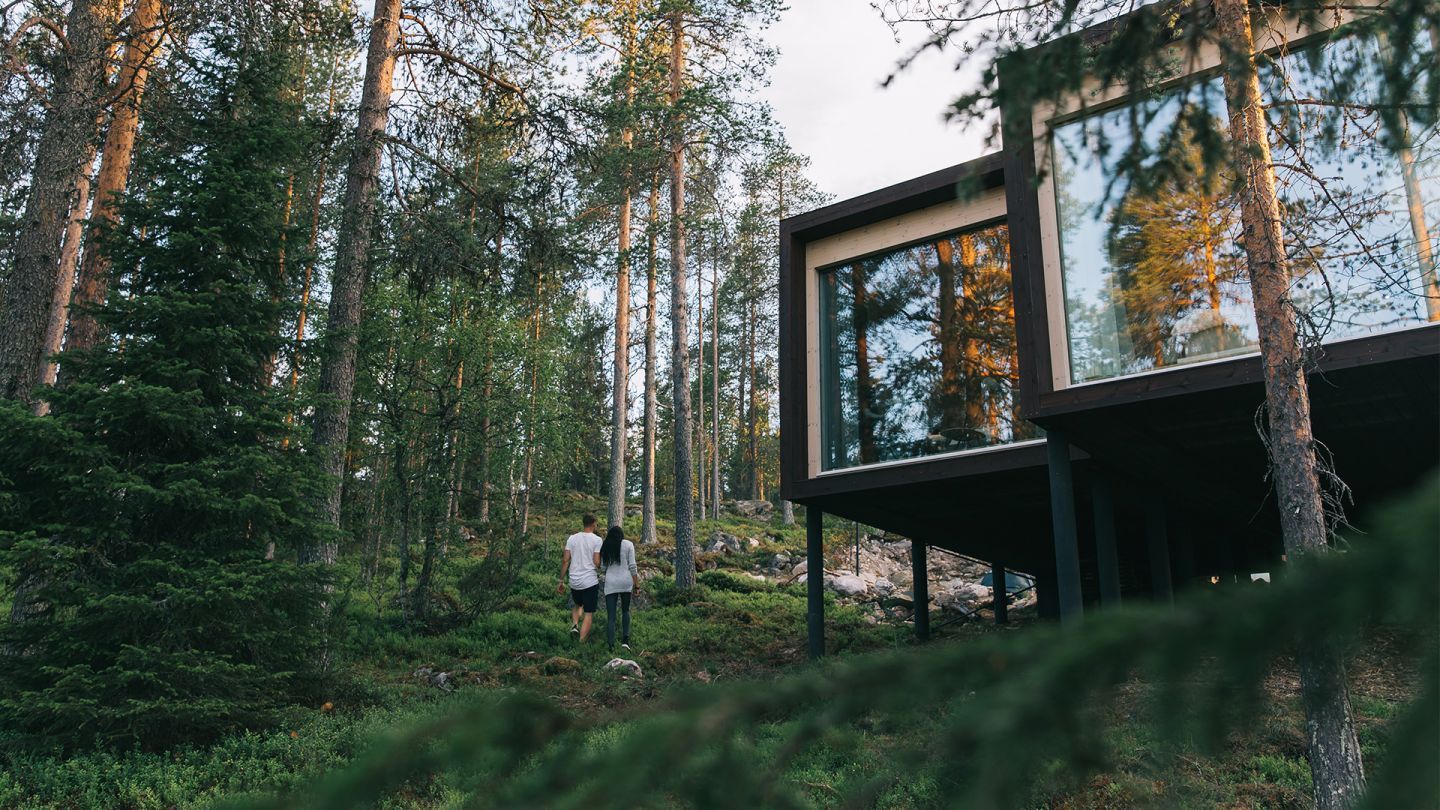 Responsible traveling in Lapland, sustainable accommodation