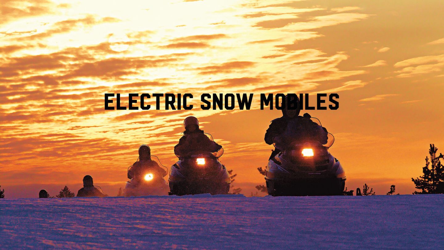 electric snow mobiles