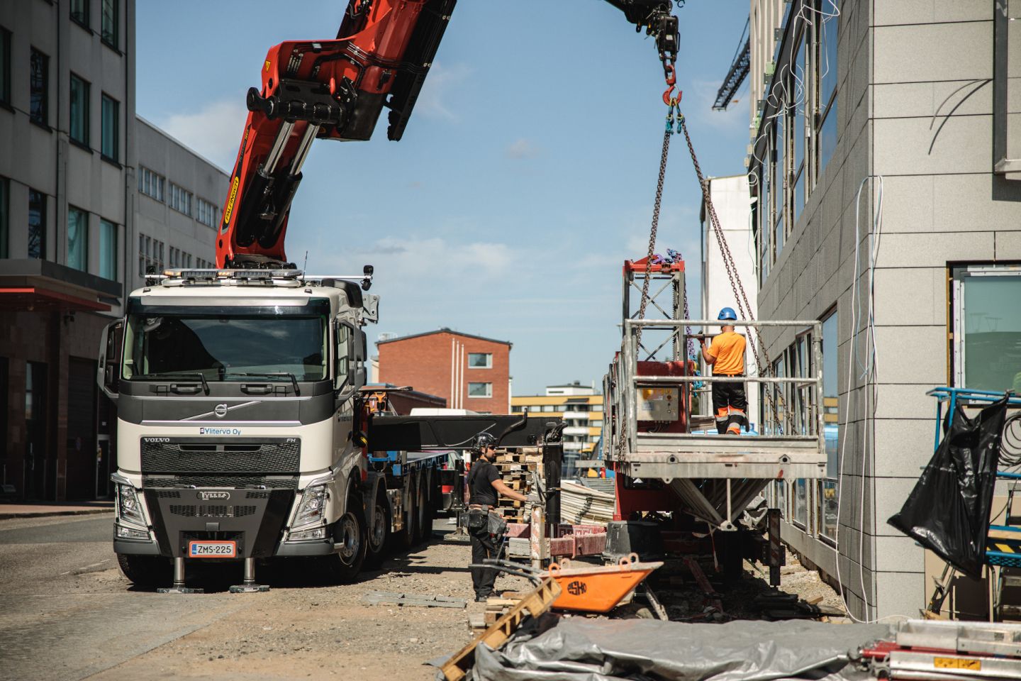 Construction site in Rovaniemi