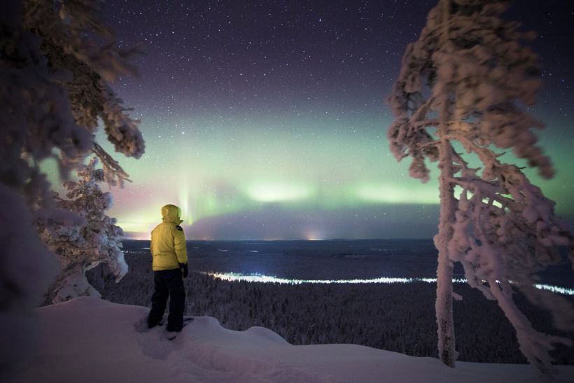 Watching the Northern Lights and #darkskies above Pyhä-Luosto, just one of the reasons to visit Lapland in the winter