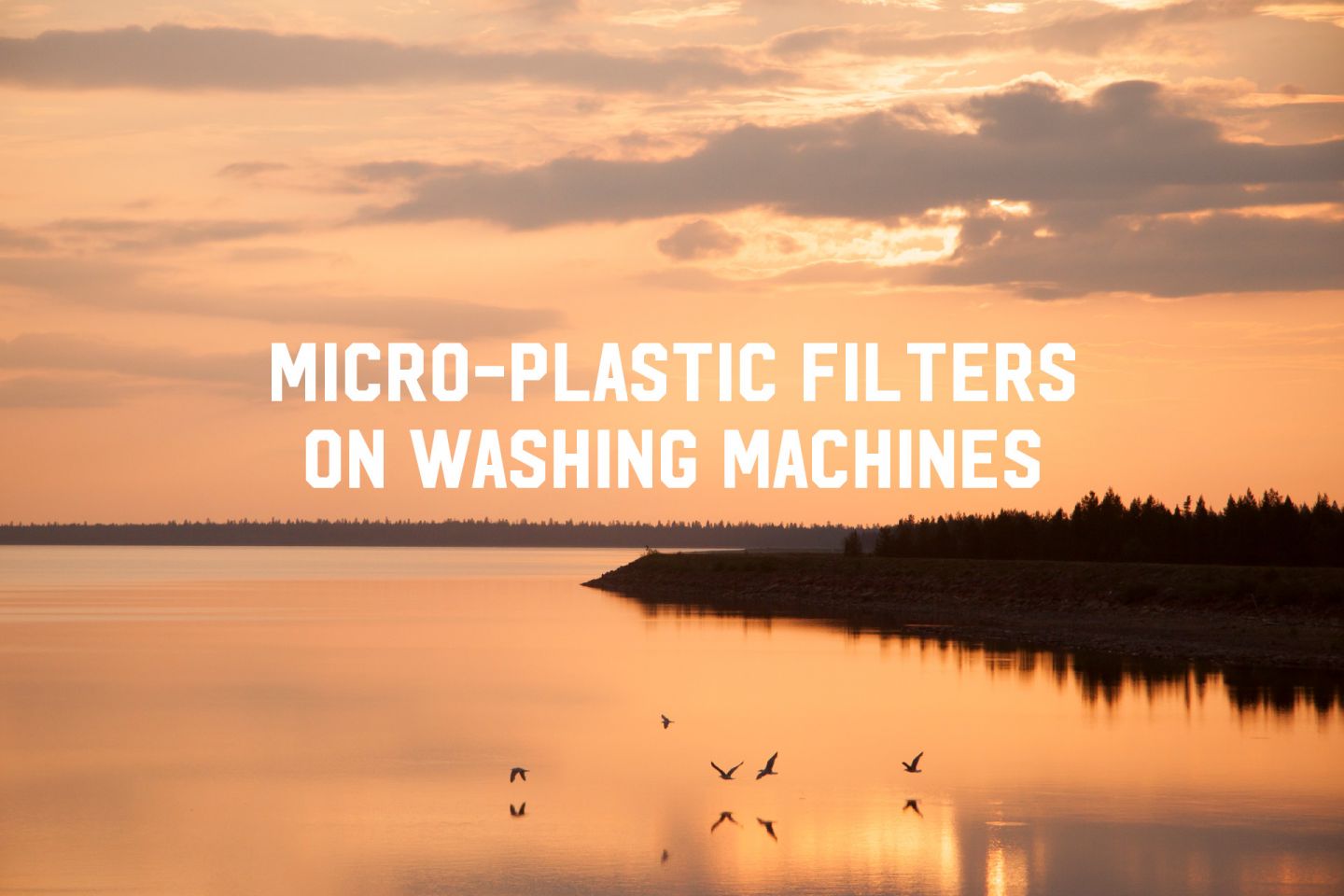 Micro-plastic filters on washing machines
