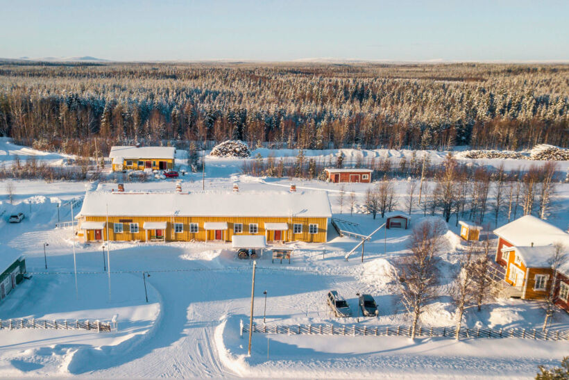 Winter over the Salla War Museum in Salla, a Finnish Lapland filming location