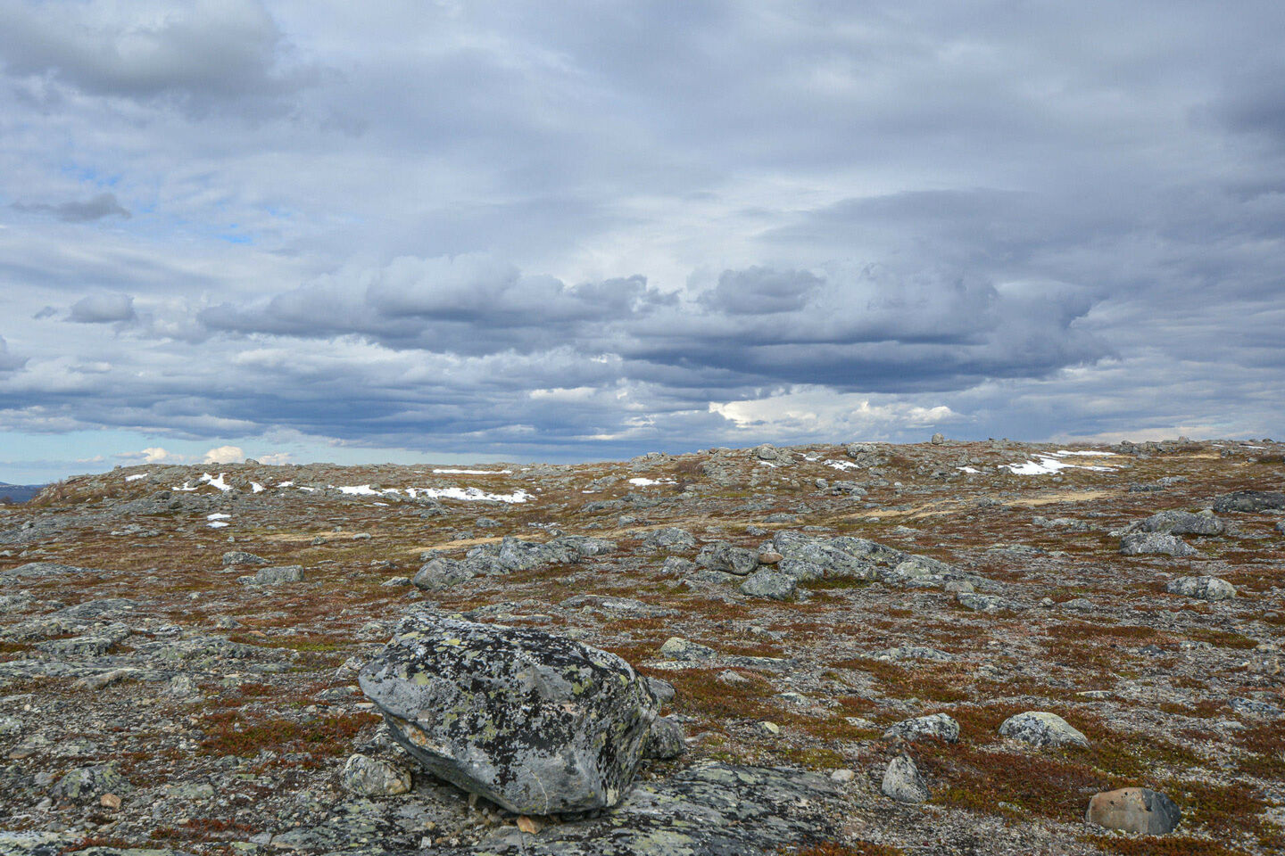 A stony way forward on the fellfields of Utsjoki, a Finnish Lapland filming location