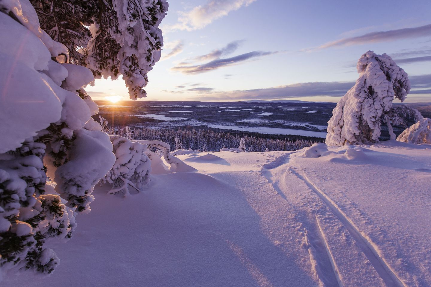 Levi ski resort in Kittilä, Finland