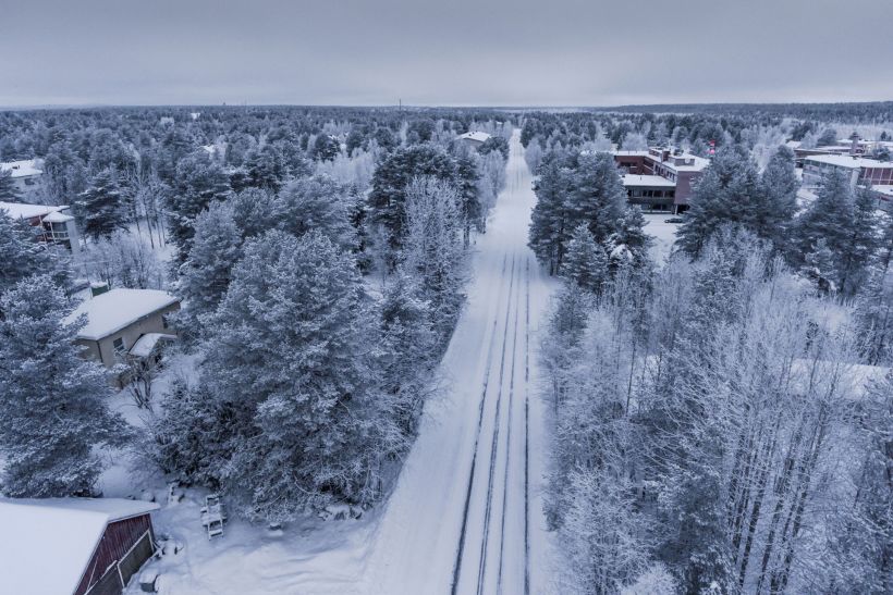Winter in Sodankylä, Finland
