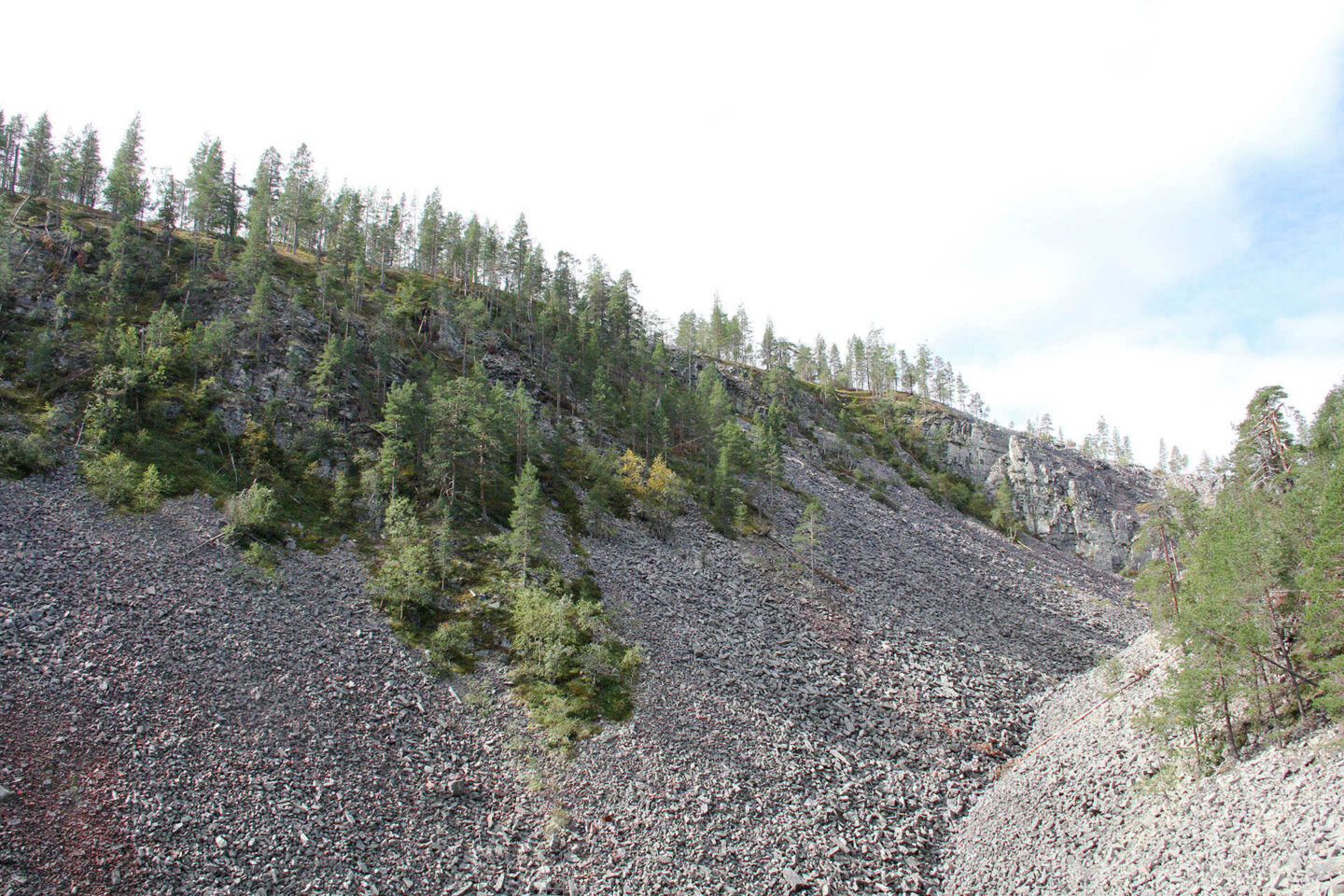 Stony gorge in Pyhä in Pelkosenniemi, a filming location in Finnish Lapland