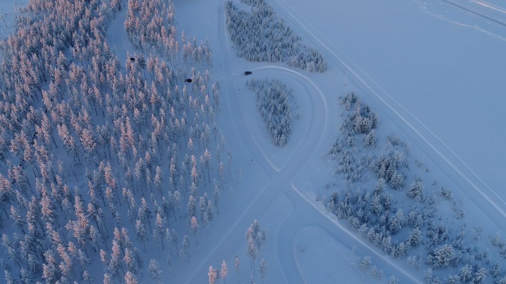 The testing track is located near Airport Sodankylä.