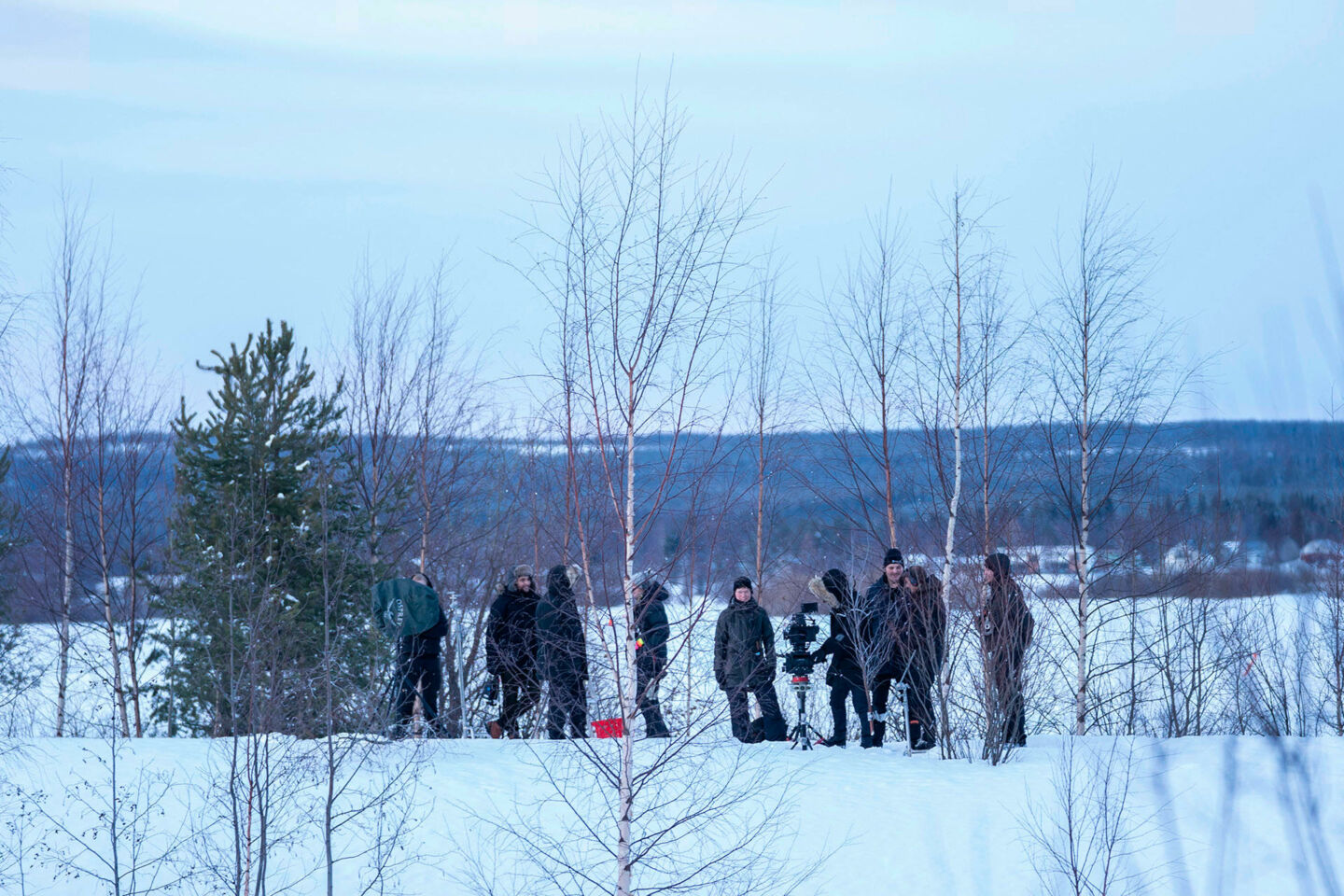 Behind the scenes on Chinese film I Remember, filmed in Finnish Lapland