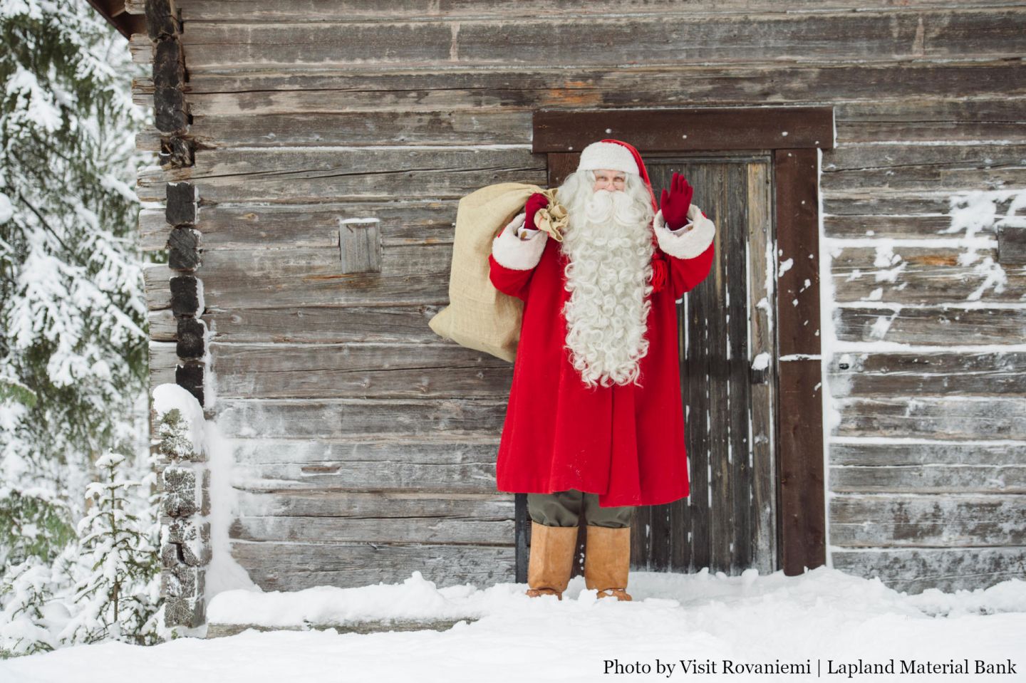 Christmas Bucket List: Santa knocking at your door