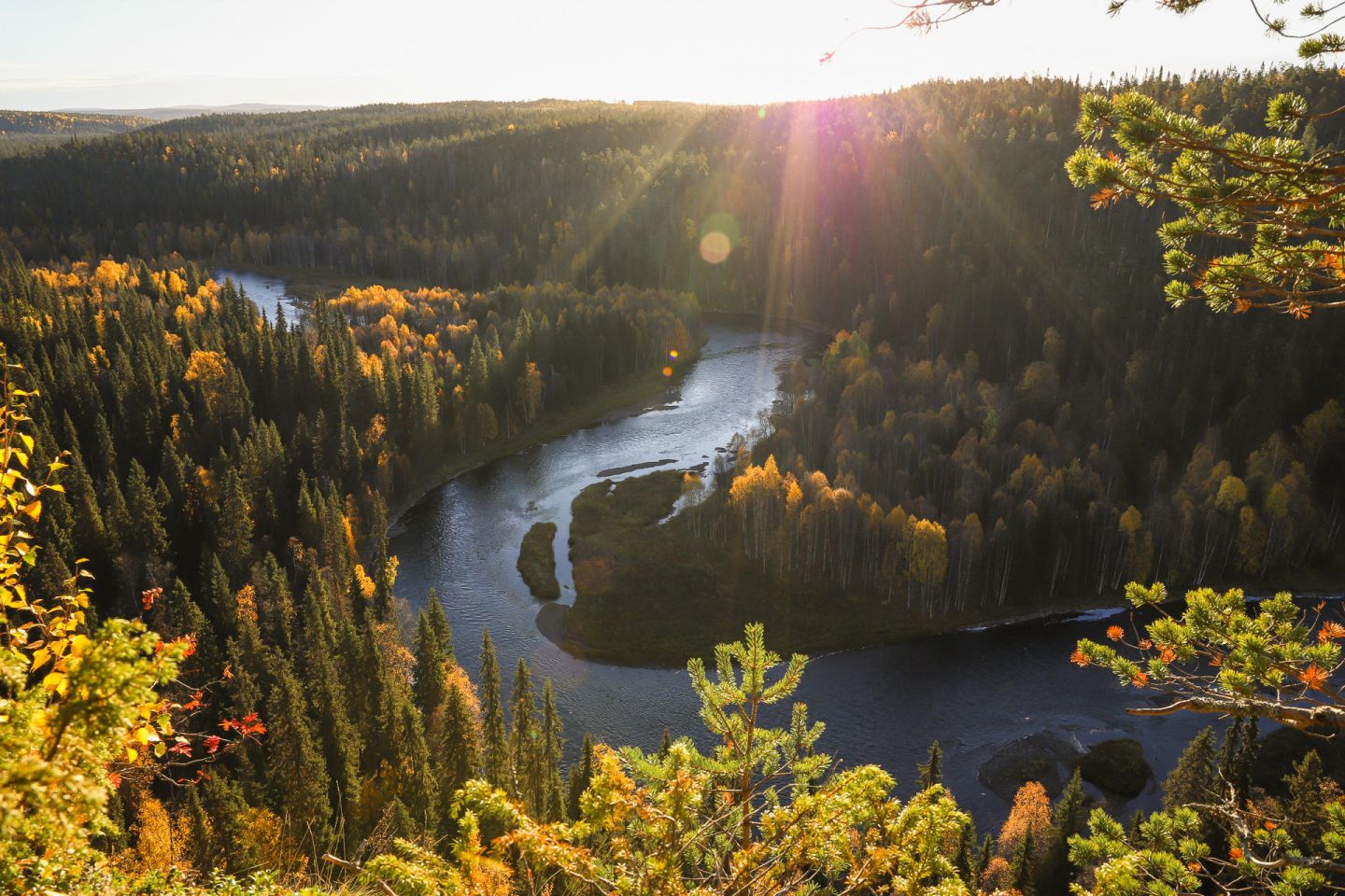 Paahkana overlook from Lapland, Europe's last wilderness