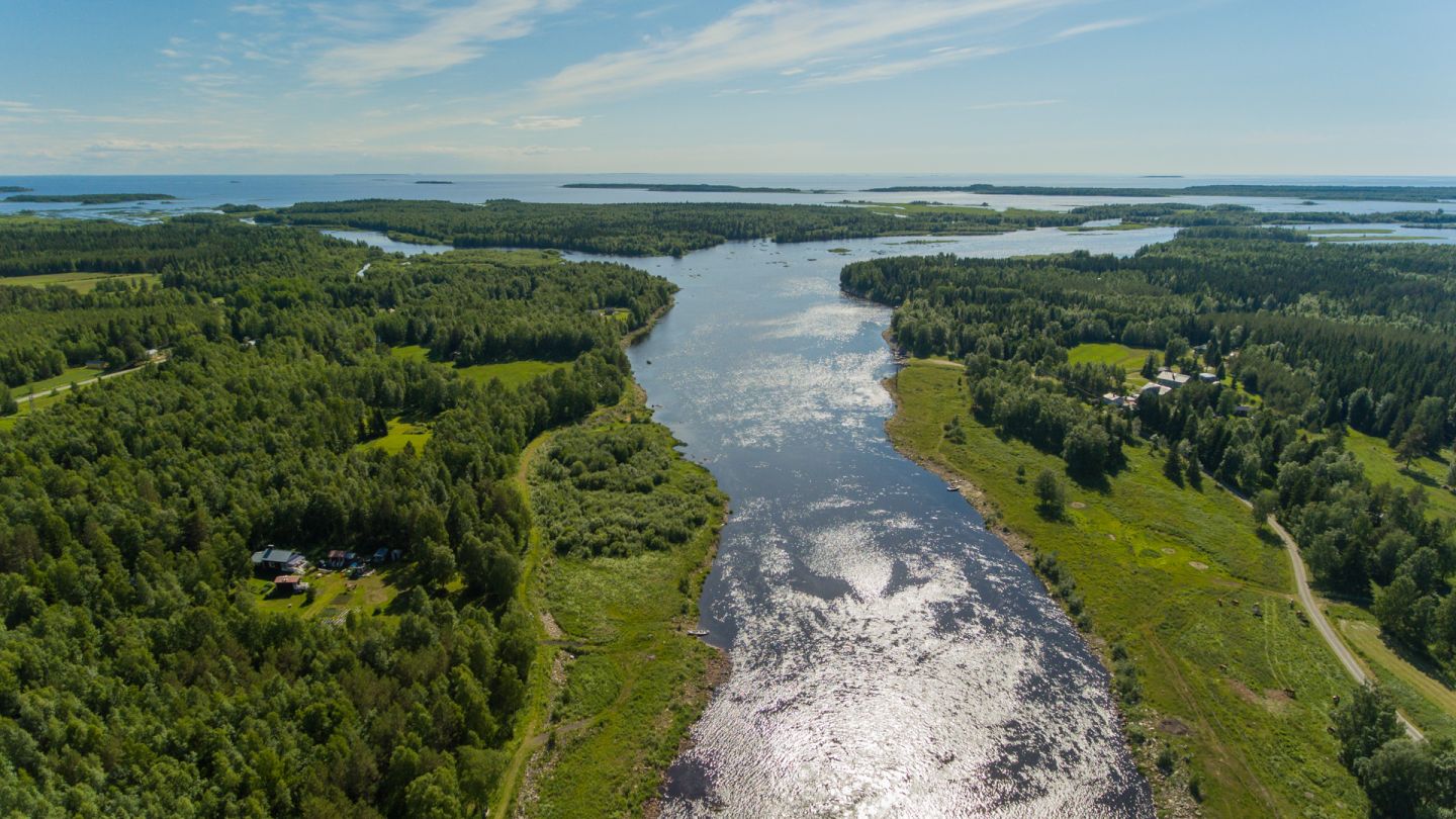 Aerial image of Simo, Lapland