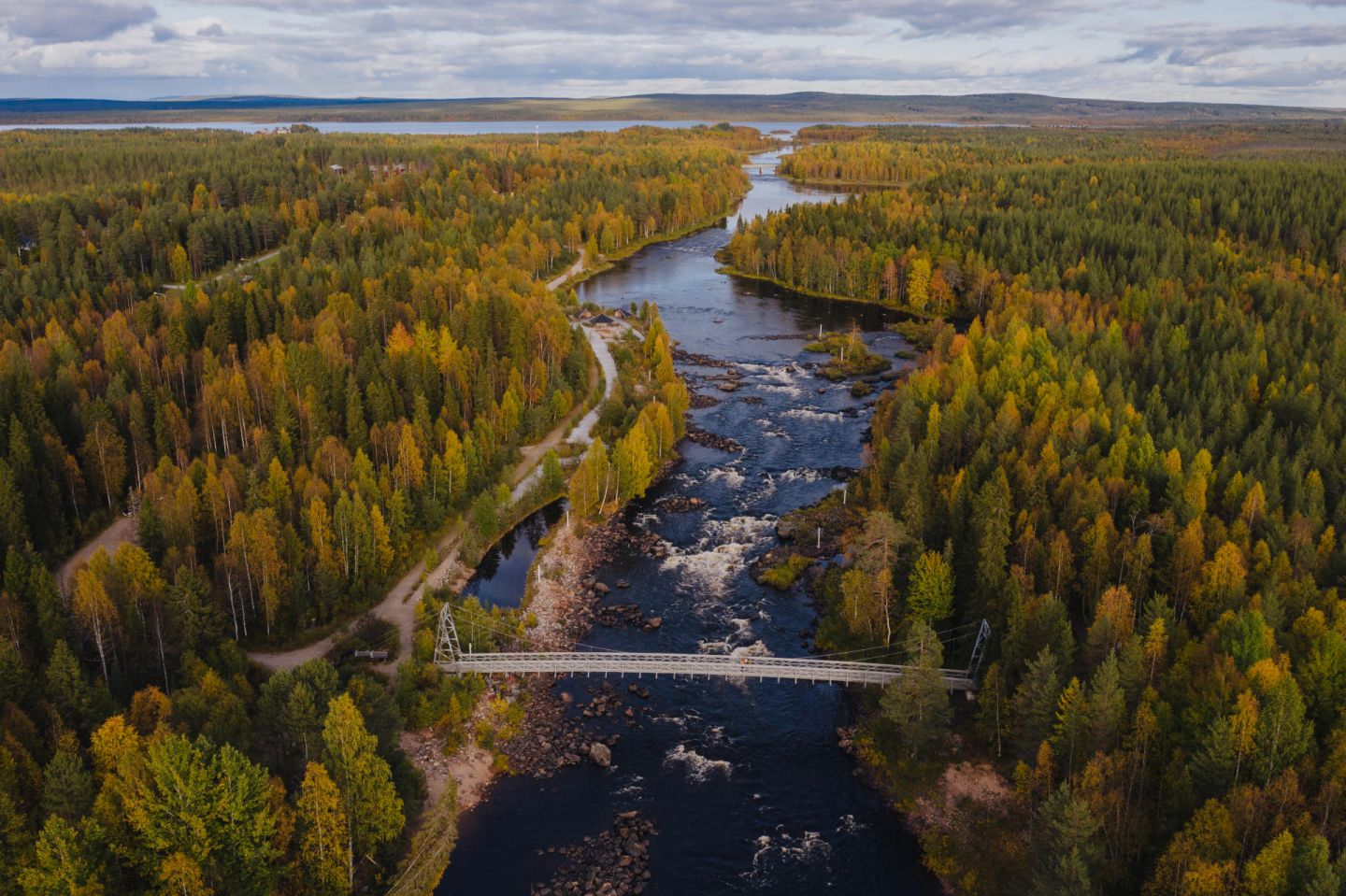 An autumn day in Lapland, Europe's last wilderness