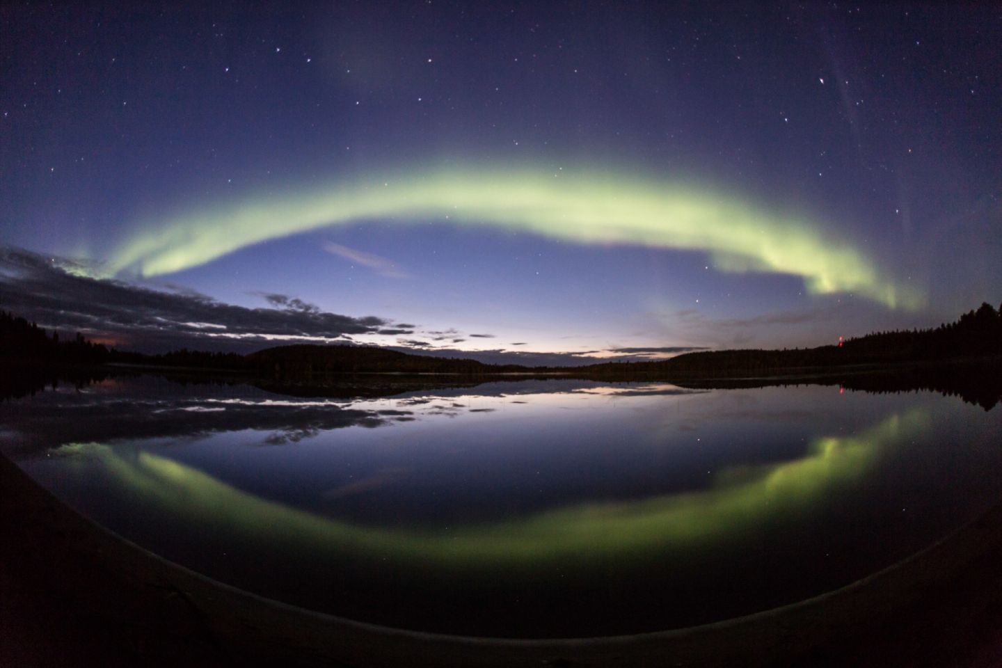 Autumn Northern Lights in Inari-Saariselkä, FInland