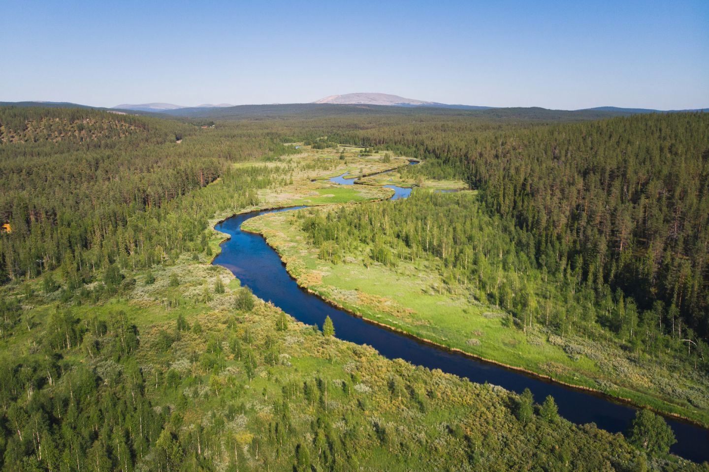Äkäsjoki in Kolari, Lapland, Finlad