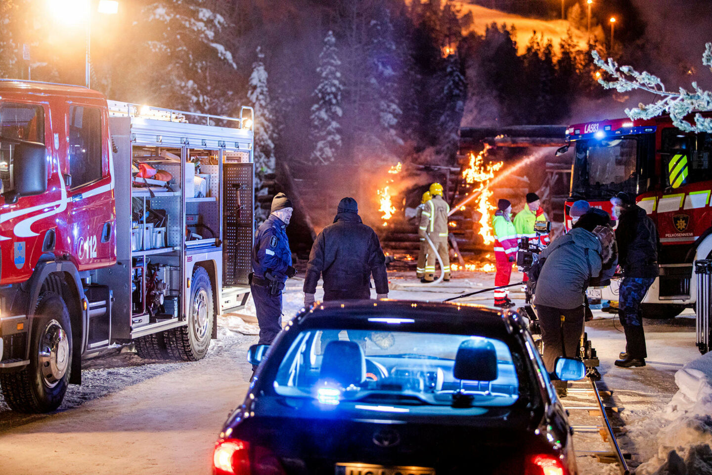 Making of Arctic Circle, Season 2, filmed in Finnish Lapland