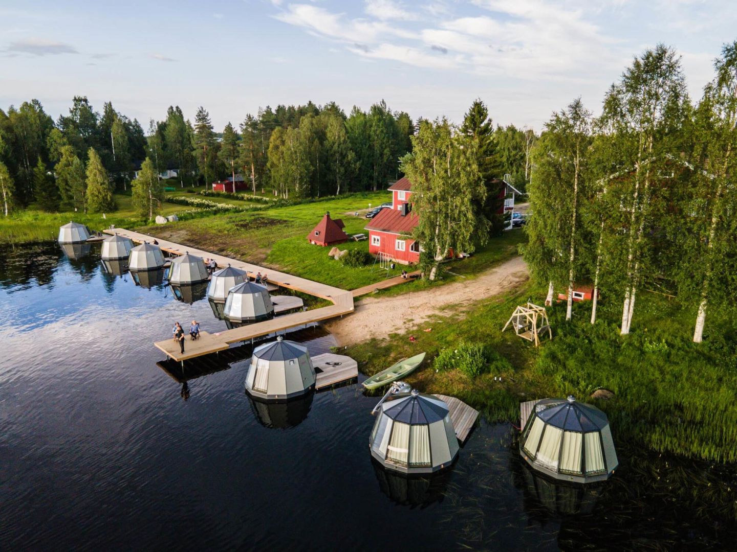 Arctic Guesthouse & Igloos in Ranua, Finland, a special summer accommodation in Lapland