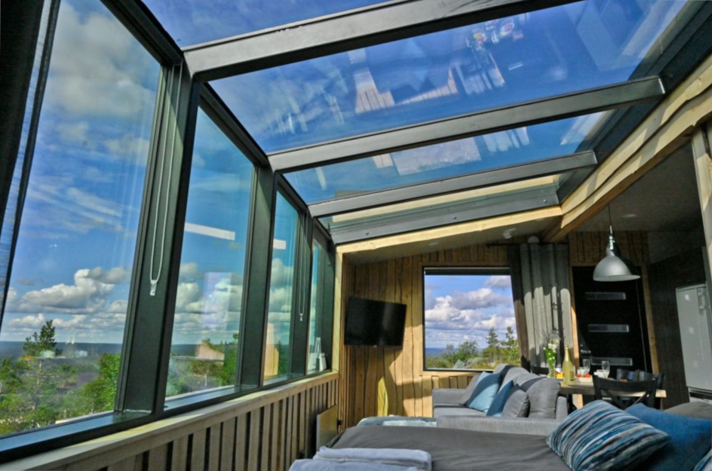 Arctic Glass Cubes in Inari-Saariselkä, Finland, a special summer accommodation in Lapland