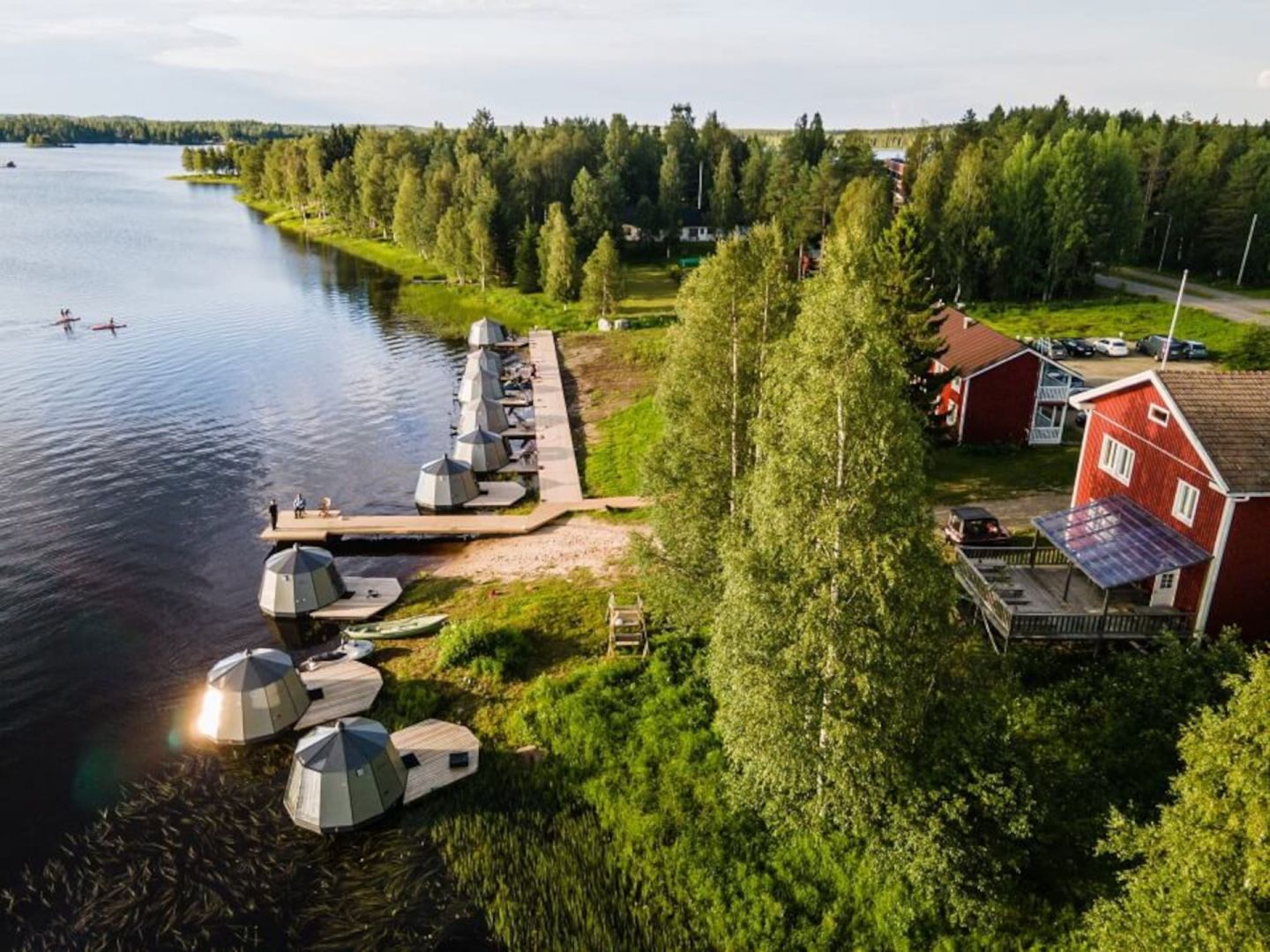 Arctic Guesthouse & Igloos in Ranua, Finland, a special summer accommodation in Lapland