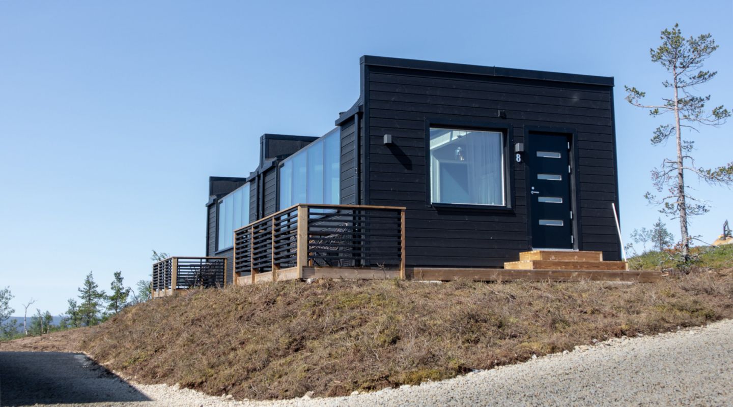 Arctic Glass Cubes in Inari-Saariselkä, Finland, a special summer accommodation in Lapland