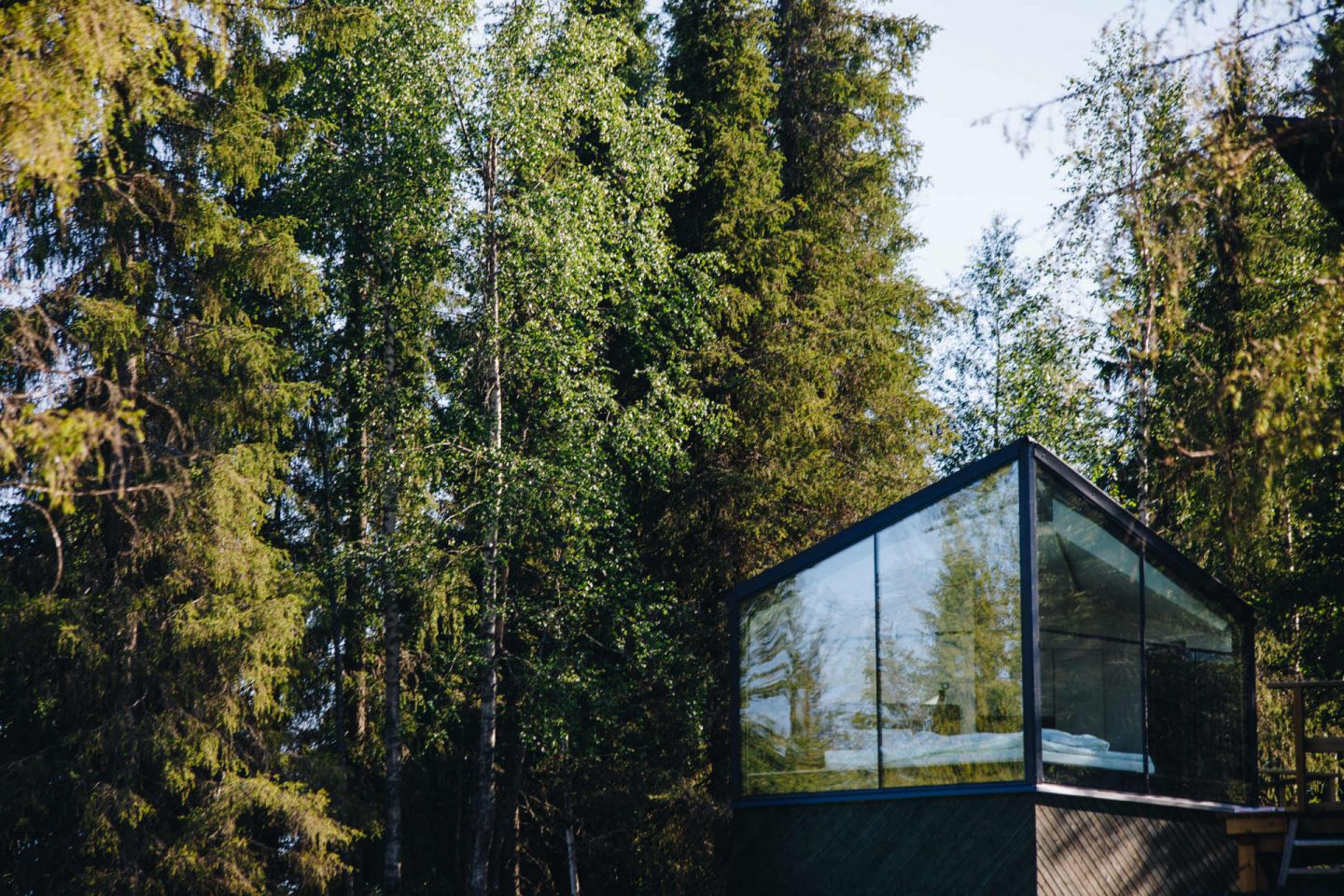 Magical Pond in Ruka-Kuusamo, Finland, a special summer accommodation in Lapland