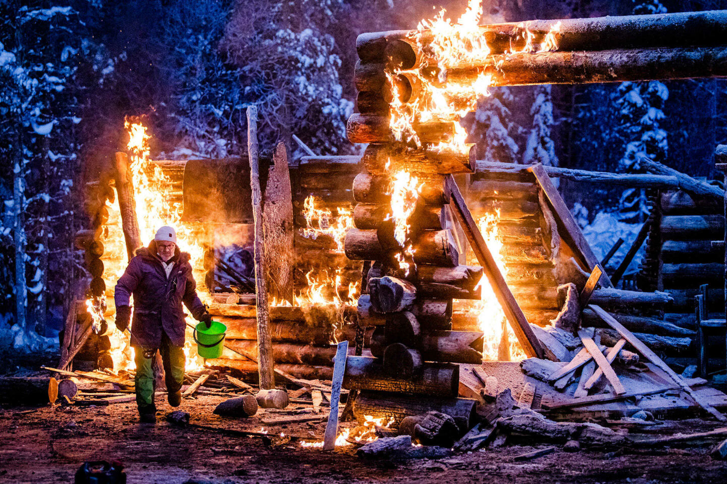 Making of Arctic Circle, Season 2, filmed in Finnish Lapland