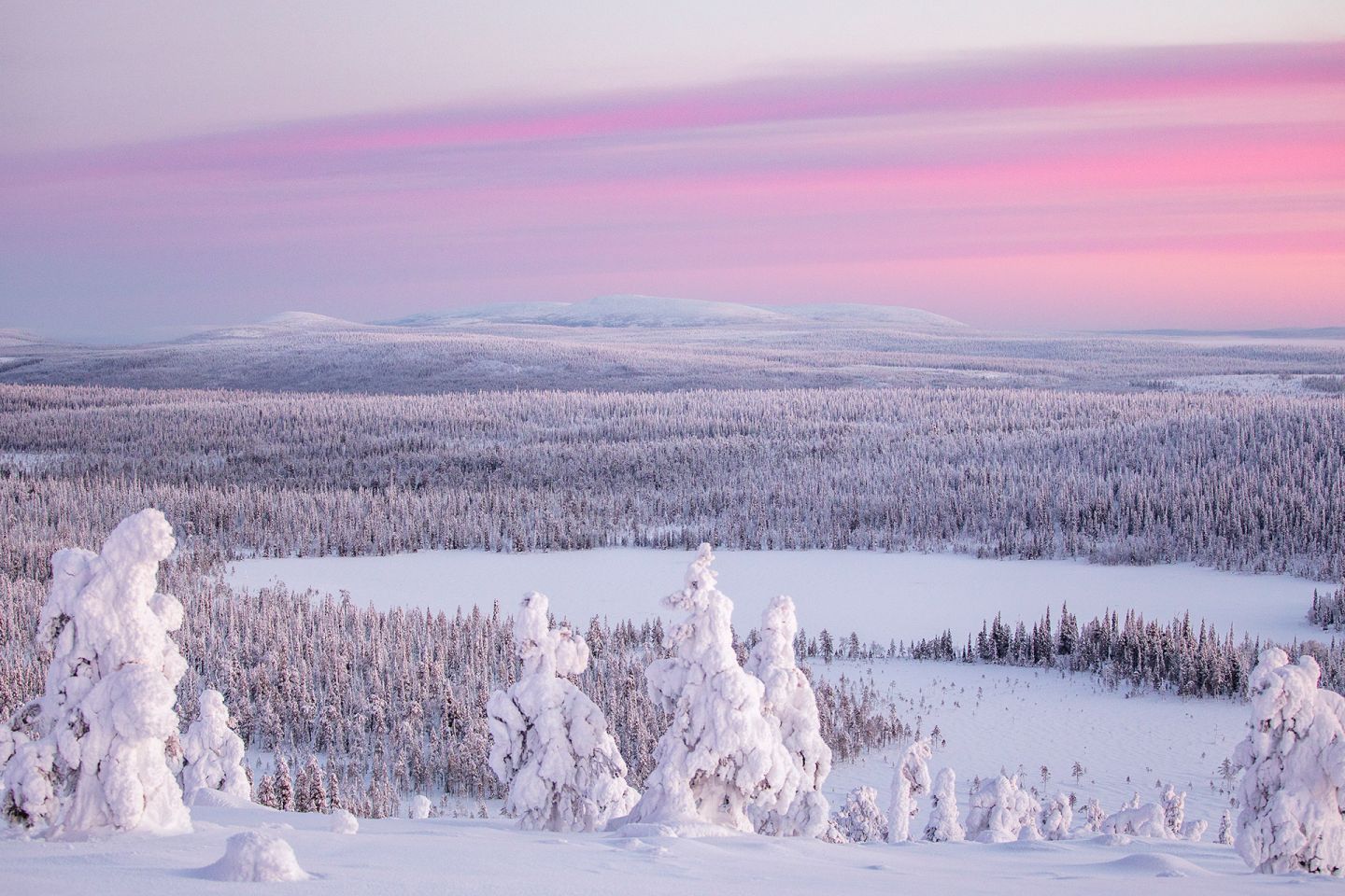 Sallatunturi Fell in Salla, Lapland, Finland
